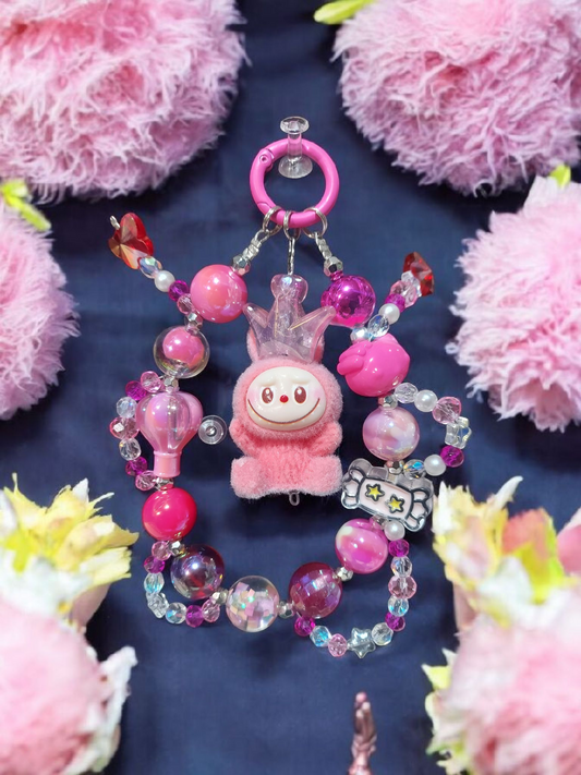 Pink labubu