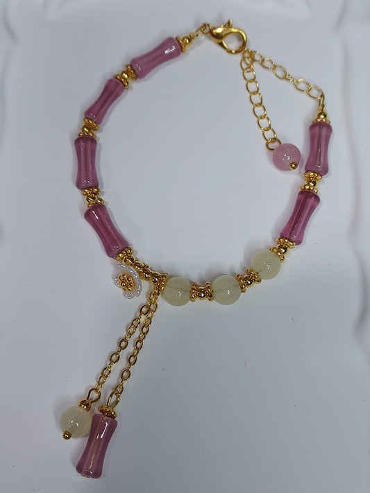 Lucky Bamboo Pink Gold