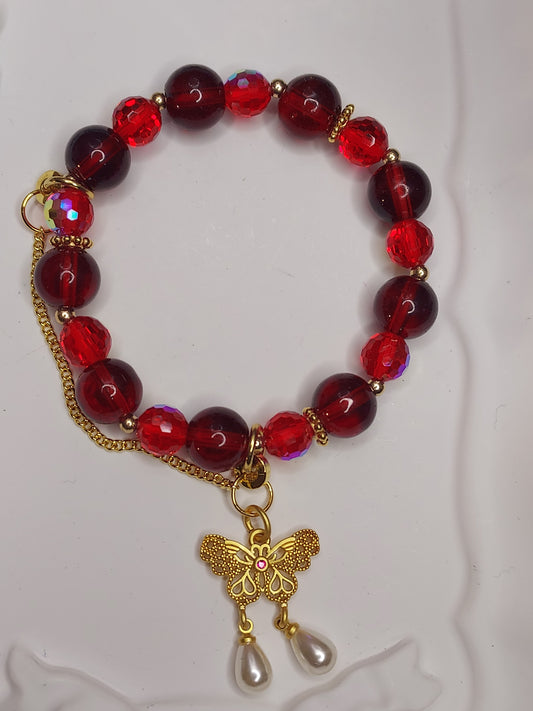 Ruby Red Butterfly